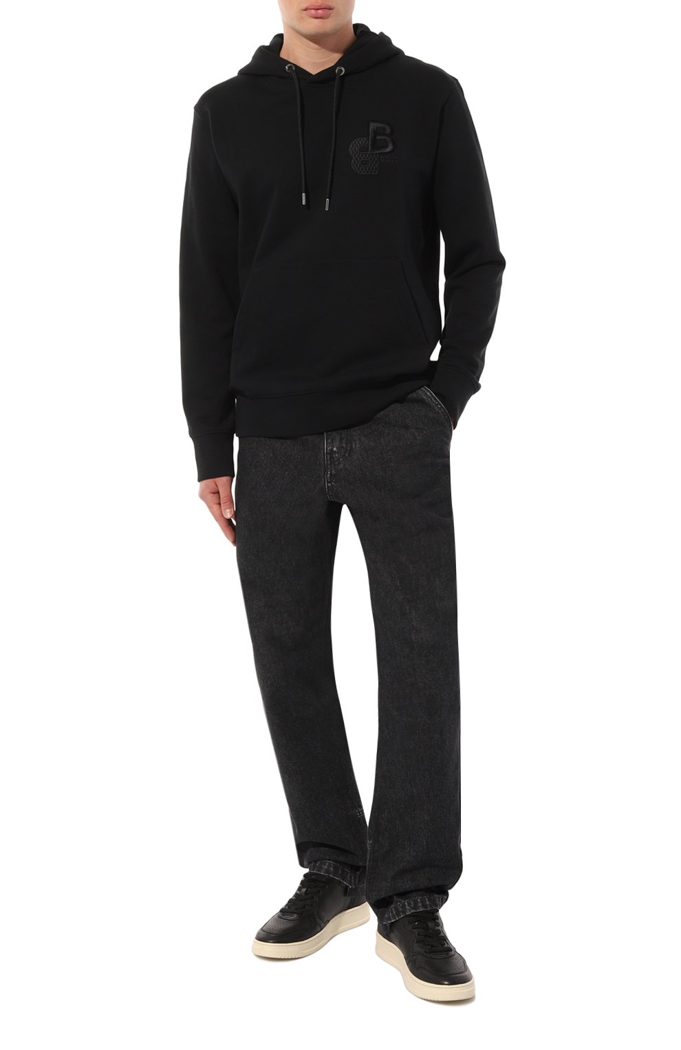 Хлопковое худи BOSS, арт. 50499925, фото 2