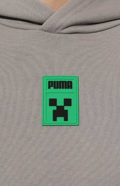 Хлопковое худи puma x minecraft PUMA, арт. 53437676, фото 5