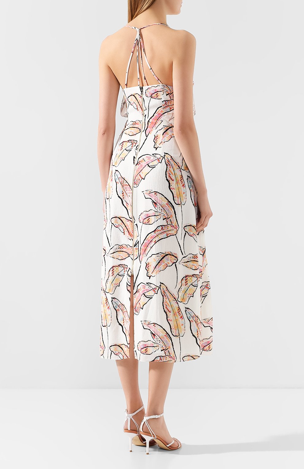 Платье-миди ROLAND MOURET разноцветного цвета по цене 132000 руб., арт. PS20/S0871/F0405, фото 4 Платье-миди ROLAND MOURET, арт. PS20/S0871/F0405, фото 4