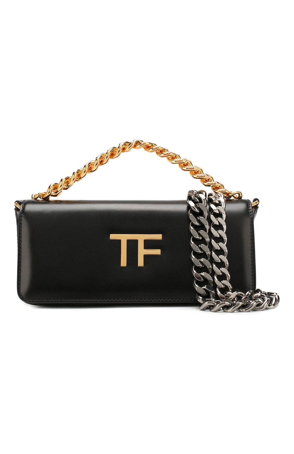 Сумка tf chain small TOM FORD черного цвета по цене 277500 руб., арт. L1252Q-LCL056, фото 6 Сумка tf chain small TOM FORD, арт. L1252Q-LCL056, фото 6