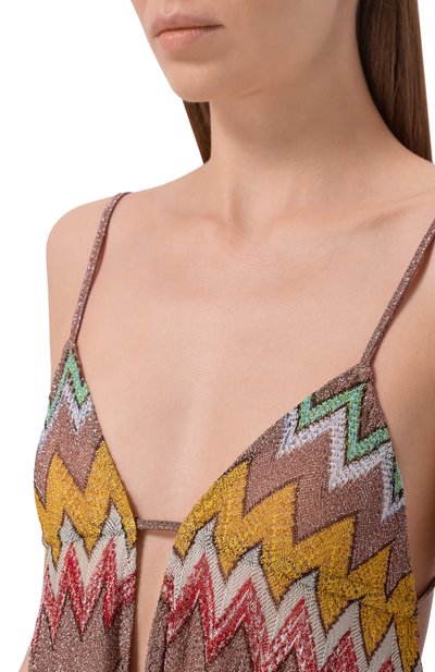 Платье из вискозы MISSONI разноцветного цвета по цене 141500 руб., арт. MS26SQ1V/BR014K, фото 4 Платье из вискозы MISSONI, арт. MS26SQ1V/BR014K, фото 4