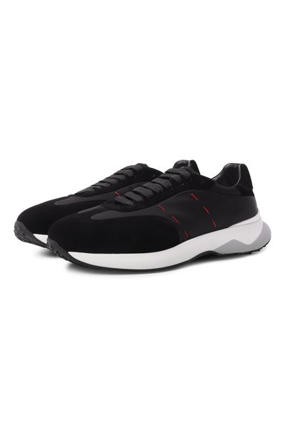 Мужские текстильные кроссовки KITON, арт. USSA374N0133301