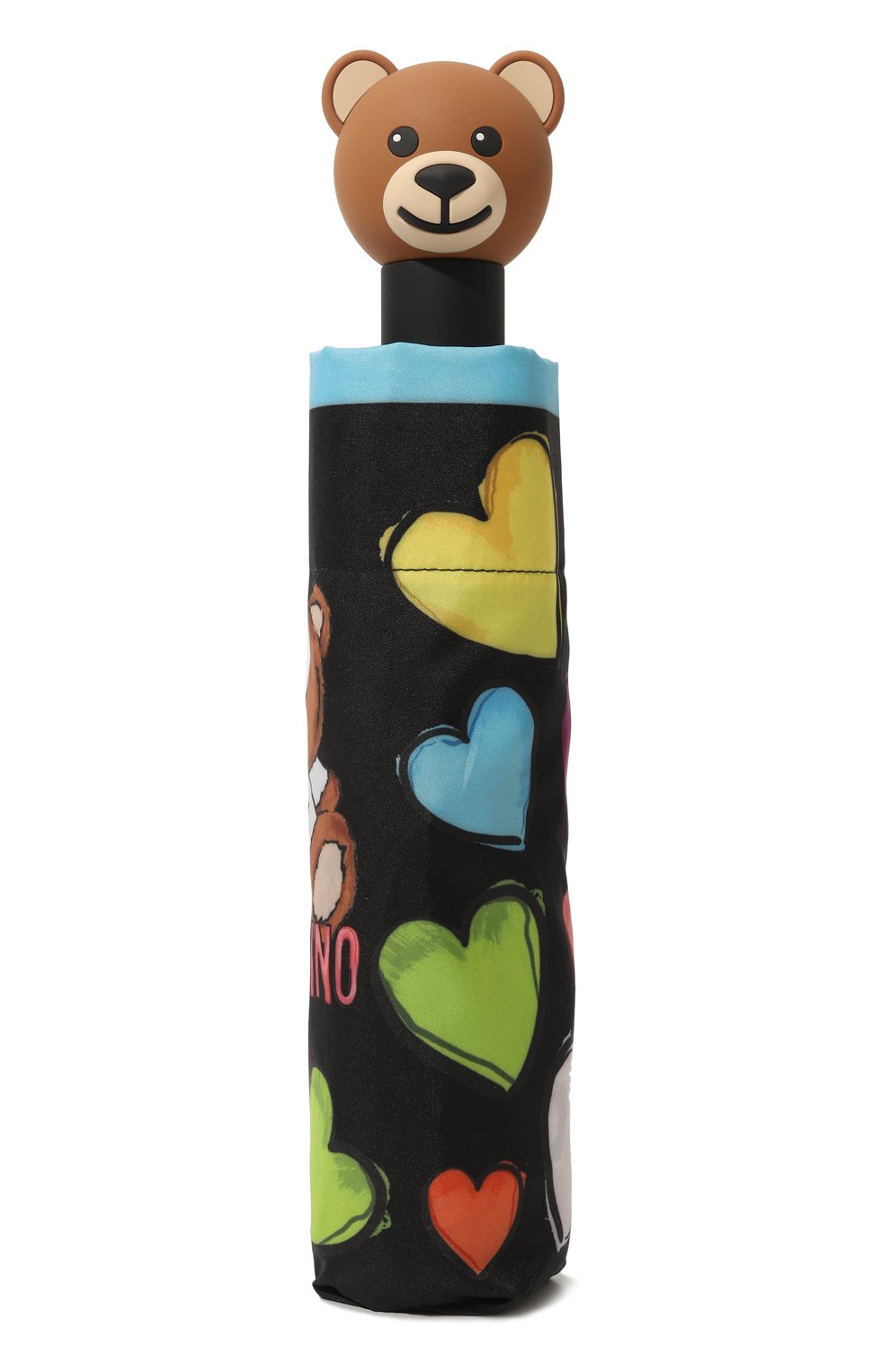 Складной зонт MOSCHINO черного цвета по цене 11150 руб., арт. 8587 0PENCL0SE, фото 6 Складной зонт MOSCHINO, арт. 8587 0PENCL0SE, фото 6