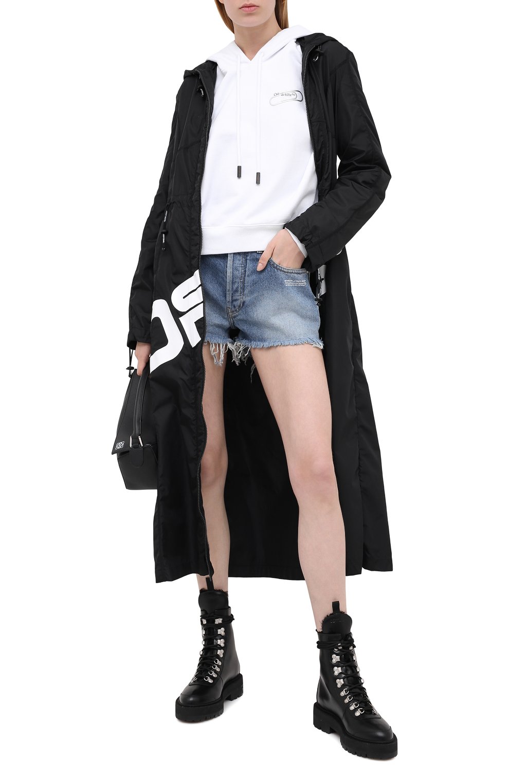 Хлопковое худи OFF-WHITE, арт. 0WBB016E20FLE0010110, фото 2