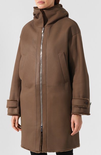 Двусторонняя дубленка с капюшоном LORO PIANA, арт. FAI3086, фото 3