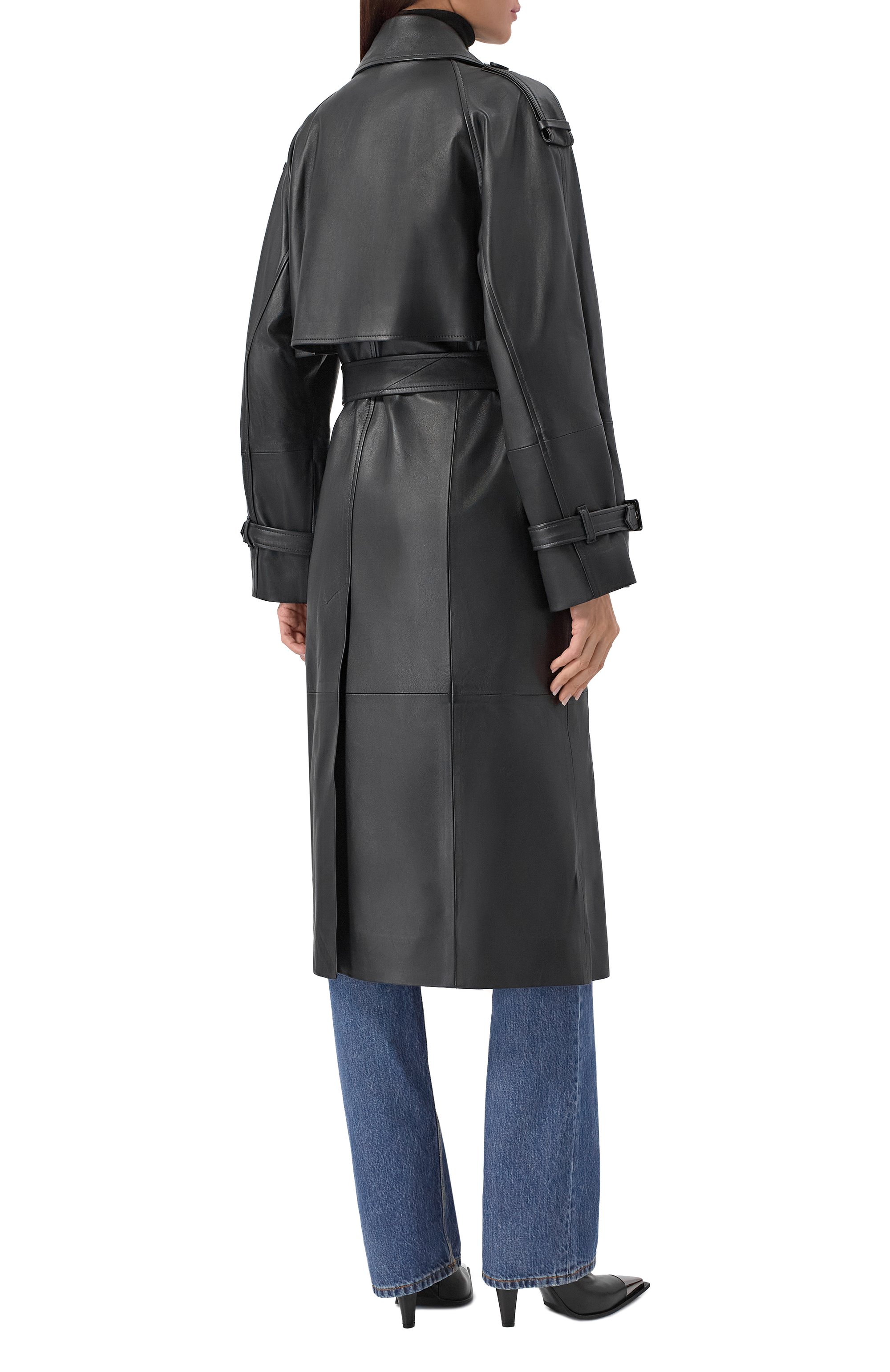Кожаный тренч IVY OAK, арт. I0118037/LINDA, фото 4