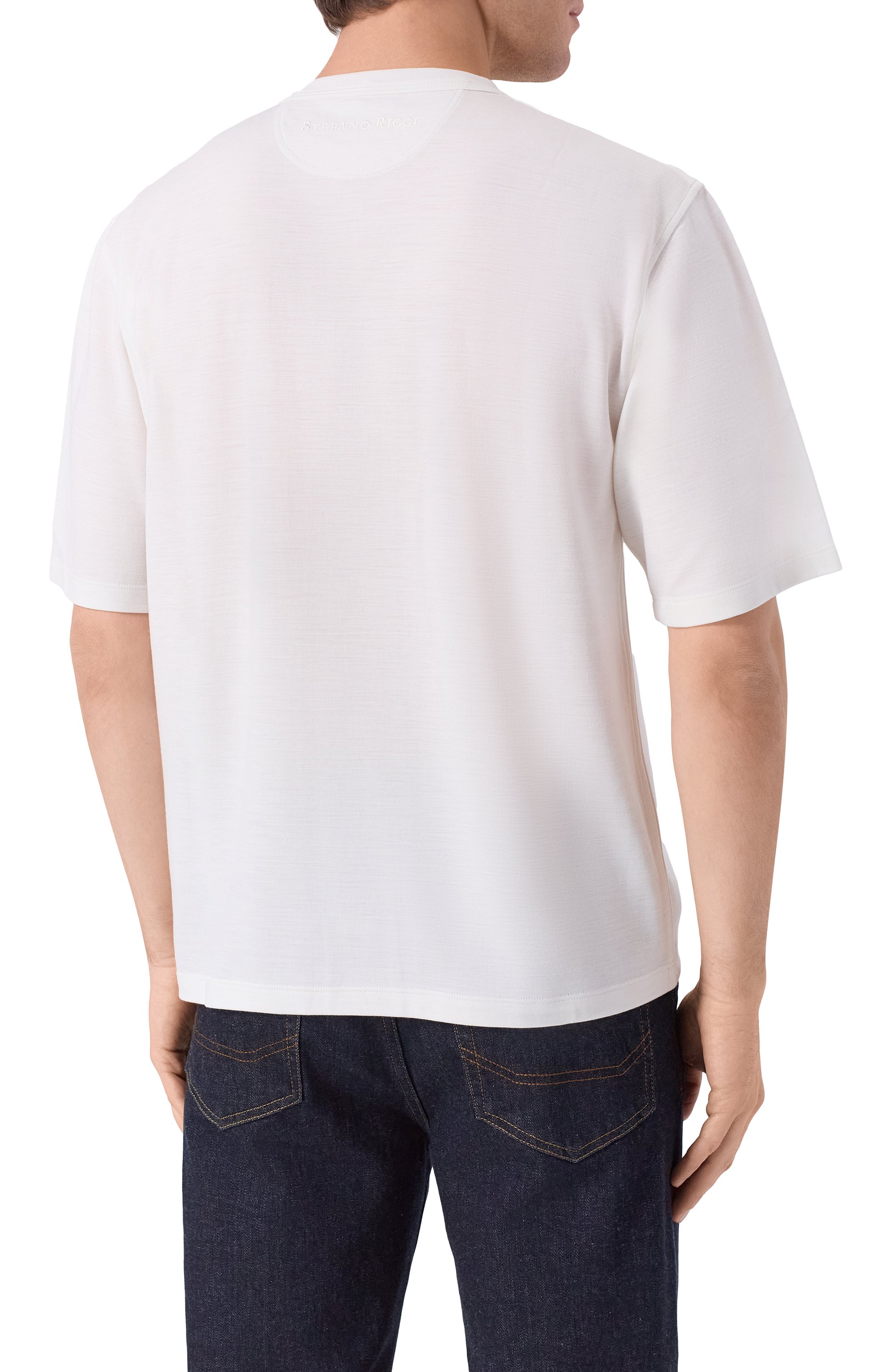 Шерстяная футболка STEFANO RICCI, арт. MNH5304600/WPA02T, фото 4