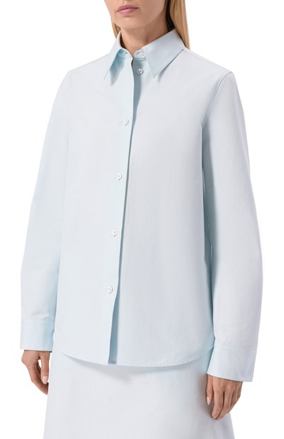 Хлопковая рубашка JIL SANDER, арт. J04DL0003/J45225, фото 3