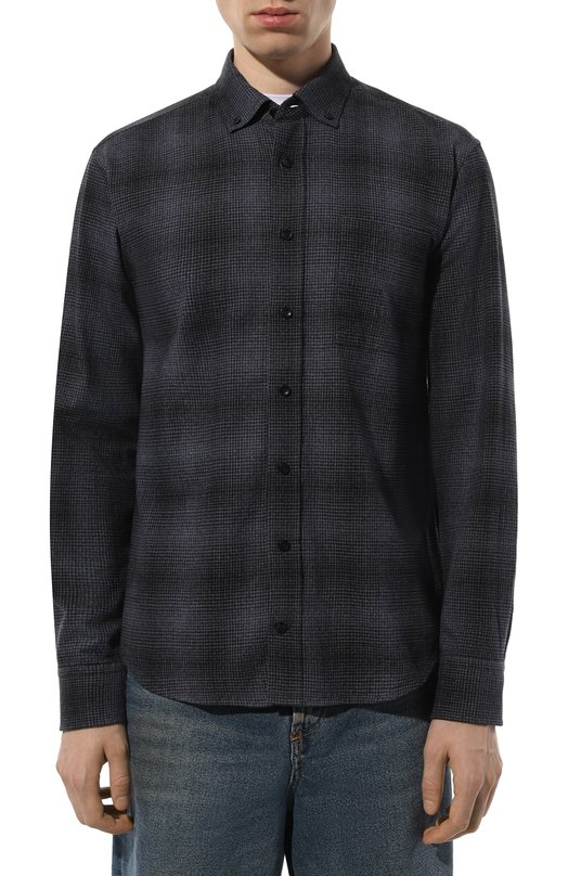 Хлопковая рубашка Bogner 58859270 Синий  58859270 Фото 3
