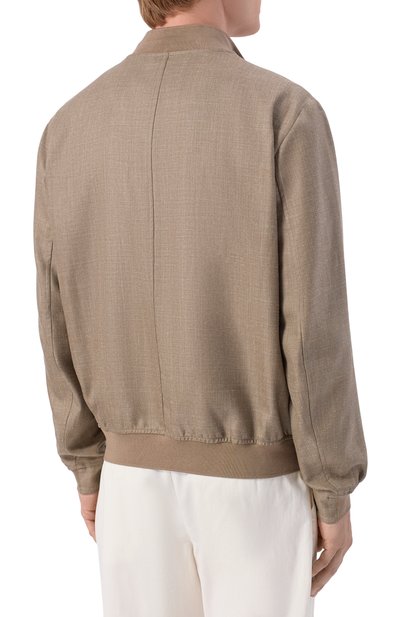 Бомбер из шерсти и шелка ANDREA CAMPAGNA, арт. 832248/AC/0025003, фото 4