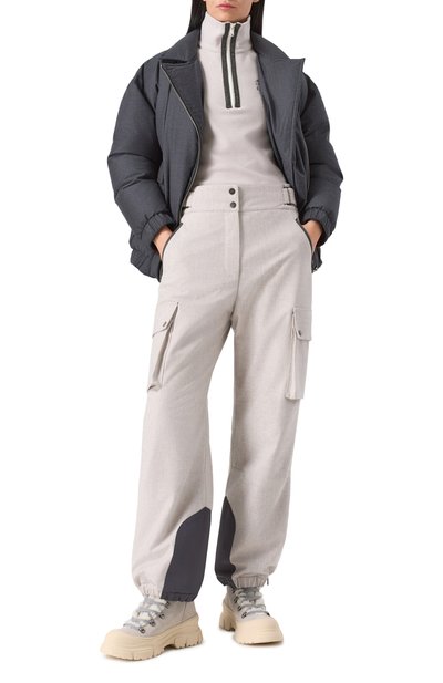 Шерстяные брюки BRUNELLO CUCINELLI, арт. MK38PP8793, фото 2