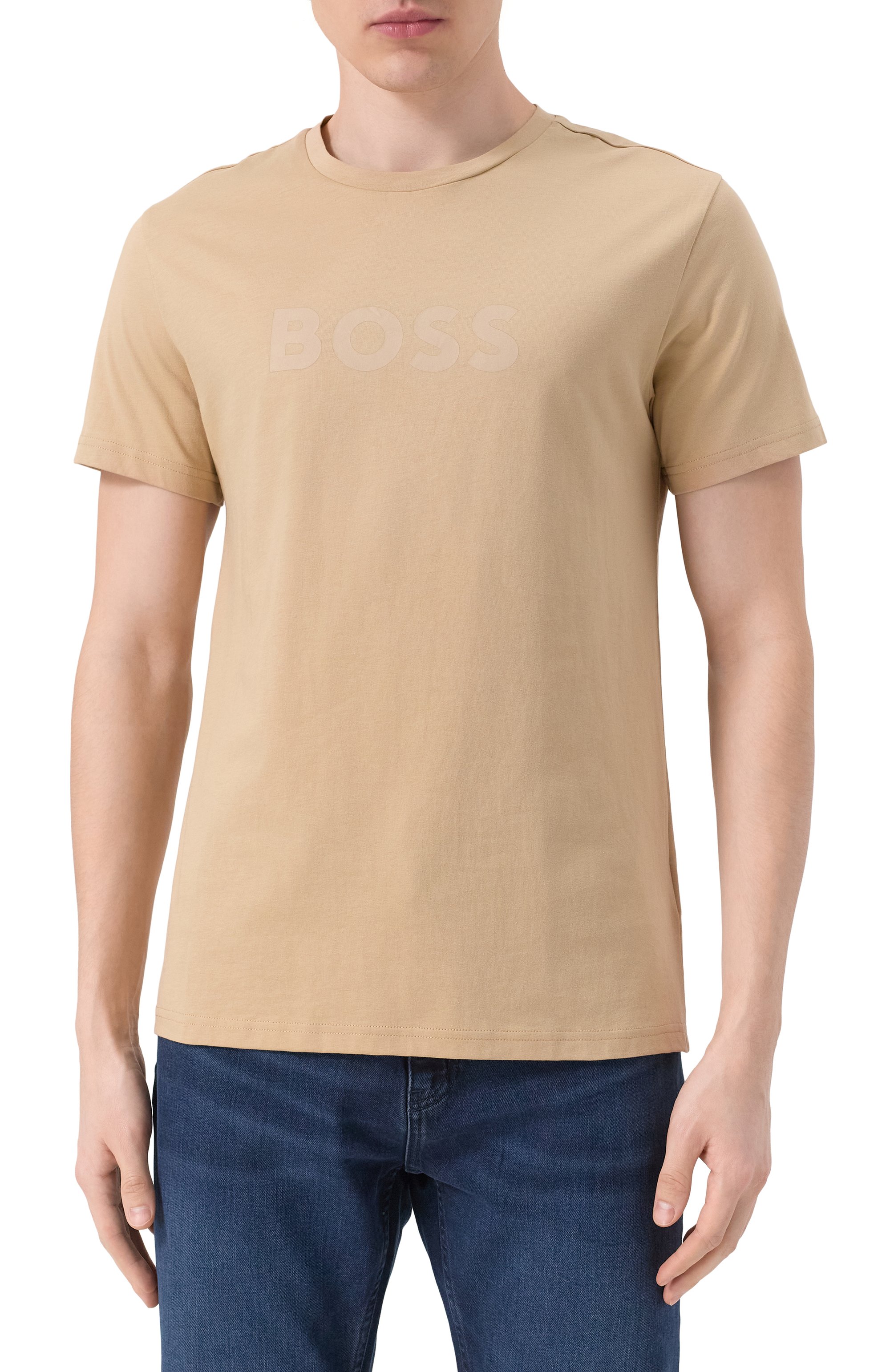 Хлопковая футболка BOSS, арт. 50503276, фото 3