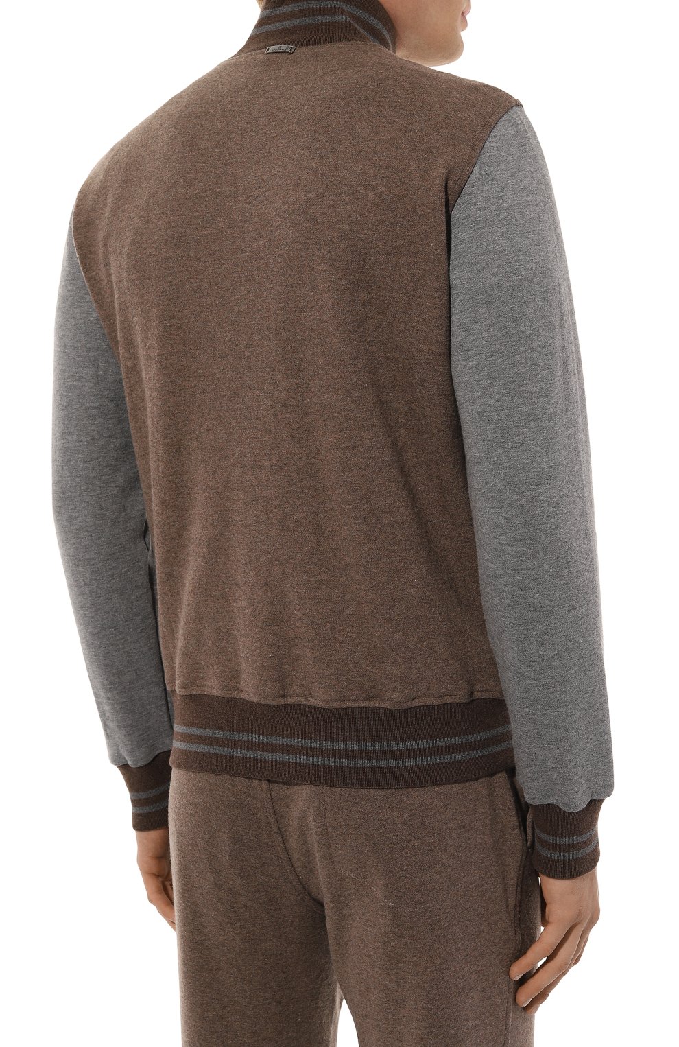 Толстовка из хлопка и кашемира CAPOBIANCO, арт. 17M457.LB00., фото 4