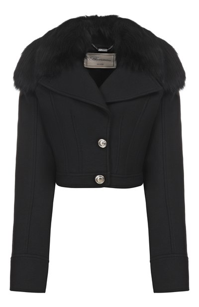 Женское шерстяное полупальто BLUMARINE, арт. 4S036A