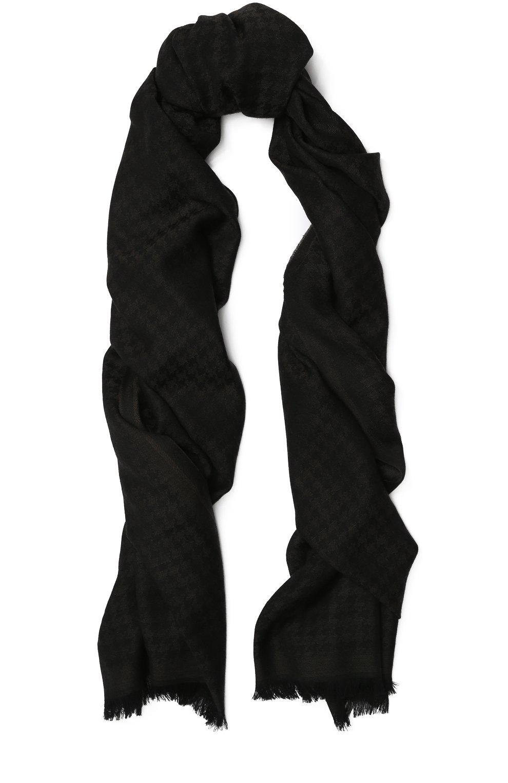 Шарф из смеси шерсти и шелка с необработанным краем TOM FORD, арт. 4TF125/2FT, фото 1