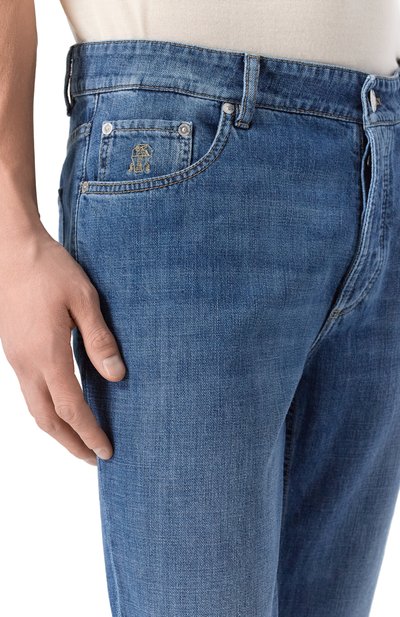 Джинсы traditional fit BRUNELLO CUCINELLI, арт. M0Z37D3210, фото 5