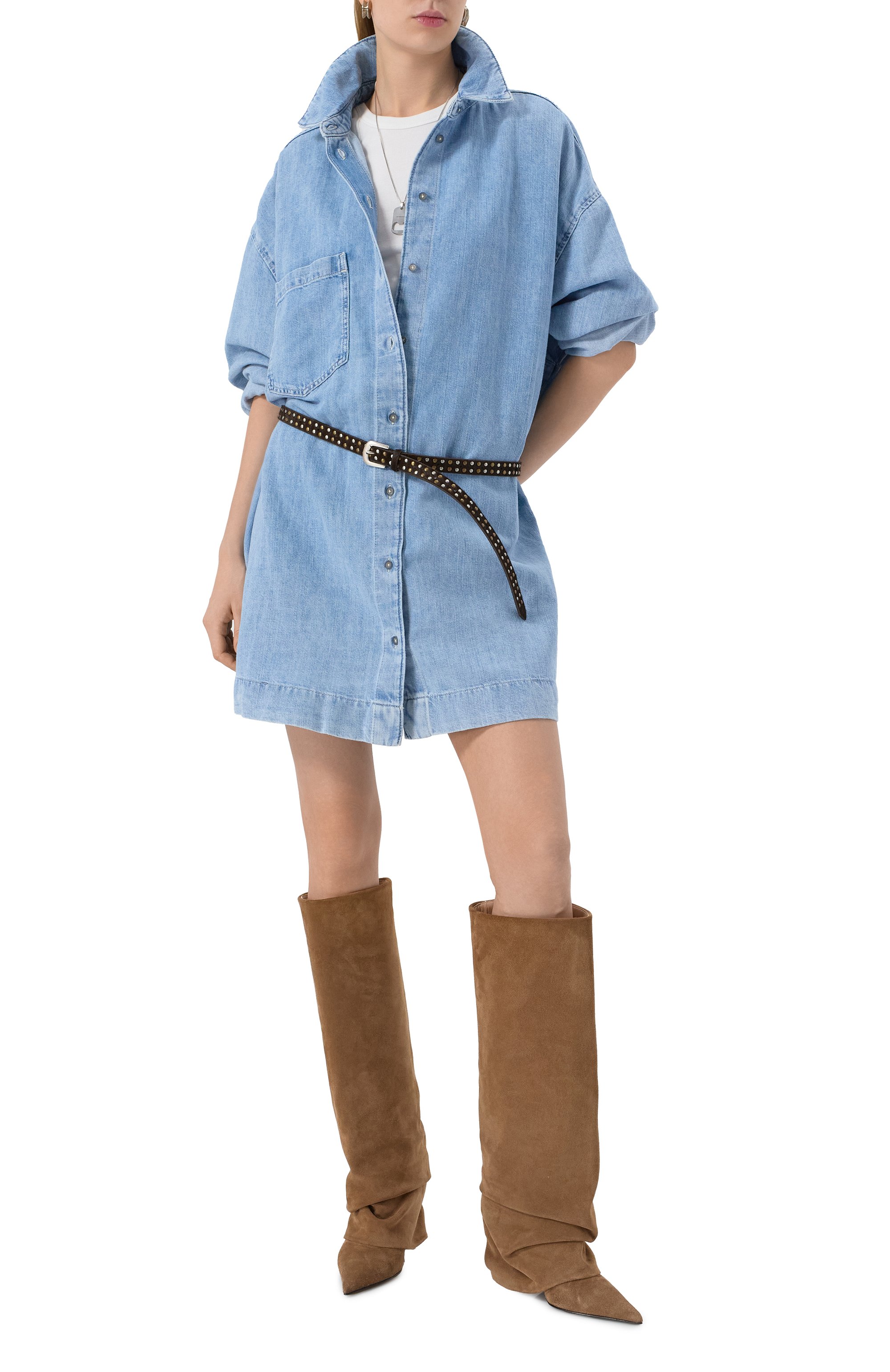 Джинсовое платье 7 FOR ALL MANKIND, арт. 7U015U03KNS, фото 2