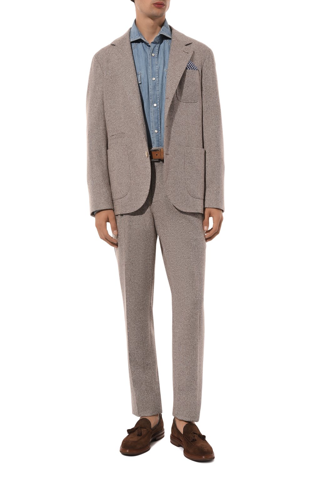 Джинсовая рубашка BRUNELLO CUCINELLI, арт. MH1924008, фото 2