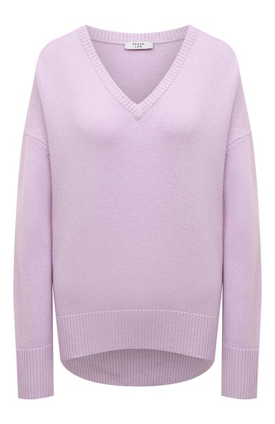 Кашемировый пуловер SEVEN LAB, арт. Jumper V 22 lavender, ф ото 1