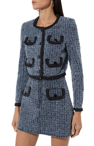 Джинсовый жакет SELF-PORTRAIT, арт. PF24-826J-BL, фото 3