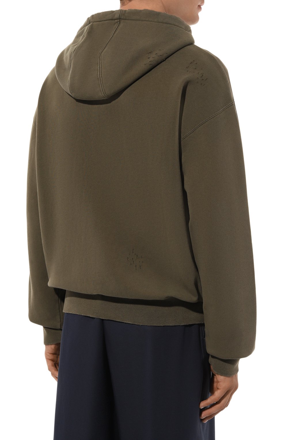 Хлопковое худи GIVENCHY хаки цвета по цене 128000 руб., арт. BMJ0LA3YGH, фото 4 Хлопковое худи GIVENCHY, арт. BMJ0LA3YGH, фото 4