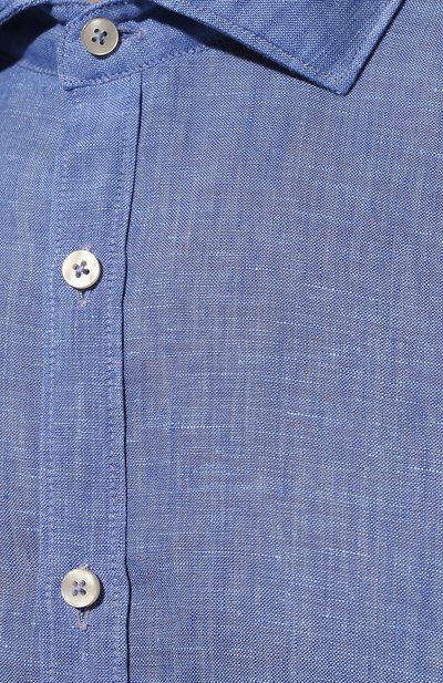 Льняная рубашка BROUBACK синего цвета по цене 18150 руб., арт. ASC-AUGUSTA-38/ATENE, фото 5 Льняная рубашка BROUBACK, арт. ASC-AUGUSTA-38/ATENE, фото 5