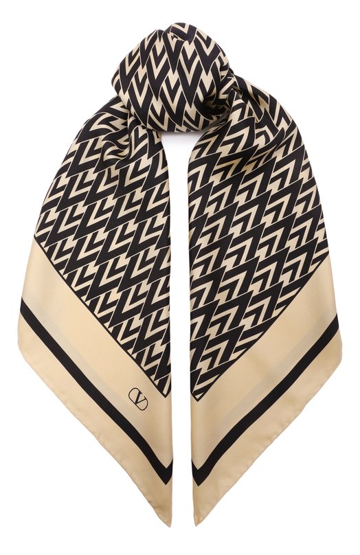 Шелковый платок Valentino 8W2EI114/SHT Кремовый 8W2EI114/SHT