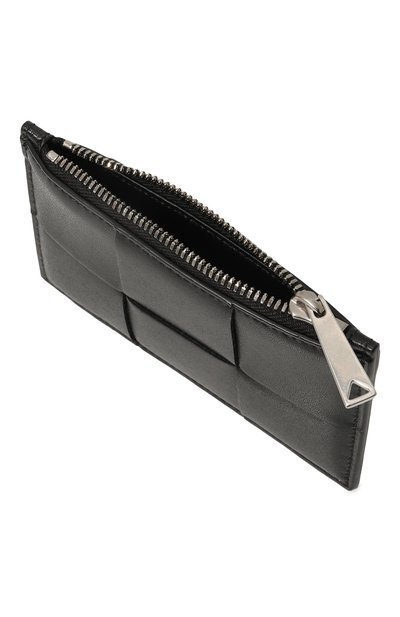 Кожаный футляр для кредитных карт BOTTEGA VENETA черного цвета по цене 49050 руб., арт. 679843/VBWD3, фото 3 Кожаный футляр для кредитных карт BOTTEGA VENETA, арт. 679843/VBWD3, фото 3