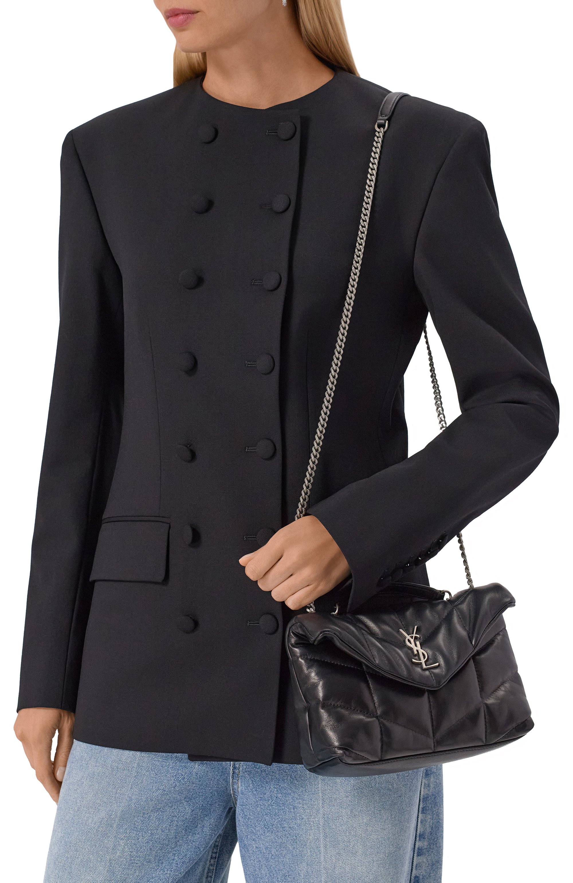 Сумка toy puffer SAINT LAURENT, арт. 759337/1EL00, фото 2