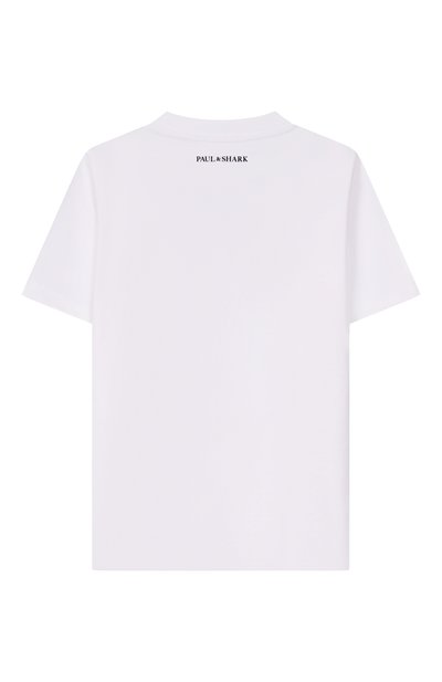 Хлопковая футболка PAUL & SHARK JUNIOR, арт. WUM004/LAA54/10A-16A, фото 2