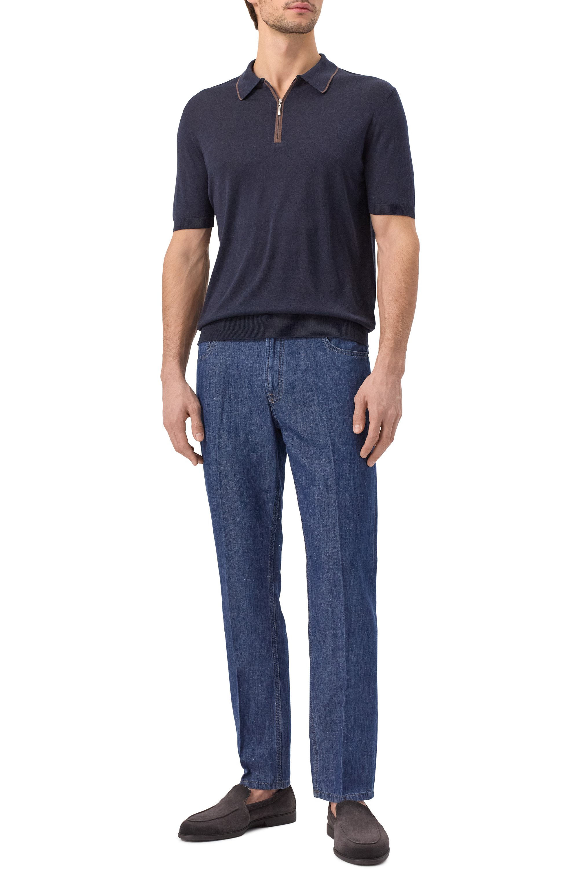 Шелковое поло GRAN SASSO, арт. 43166/23506, фото 2