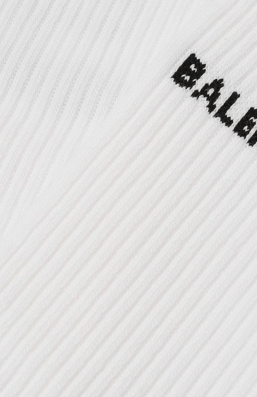 Хлопковые носки Balenciaga 659279/472B4 Белый  659279/472B4 Фото 2