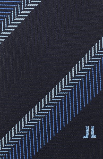 Шелковый галстук LANVIN темно-синего цвета по цене 10850 руб., арт. 3029/TIE, фото 3 Шелковый галстук LANVIN, арт. 3029/TIE, фото 3