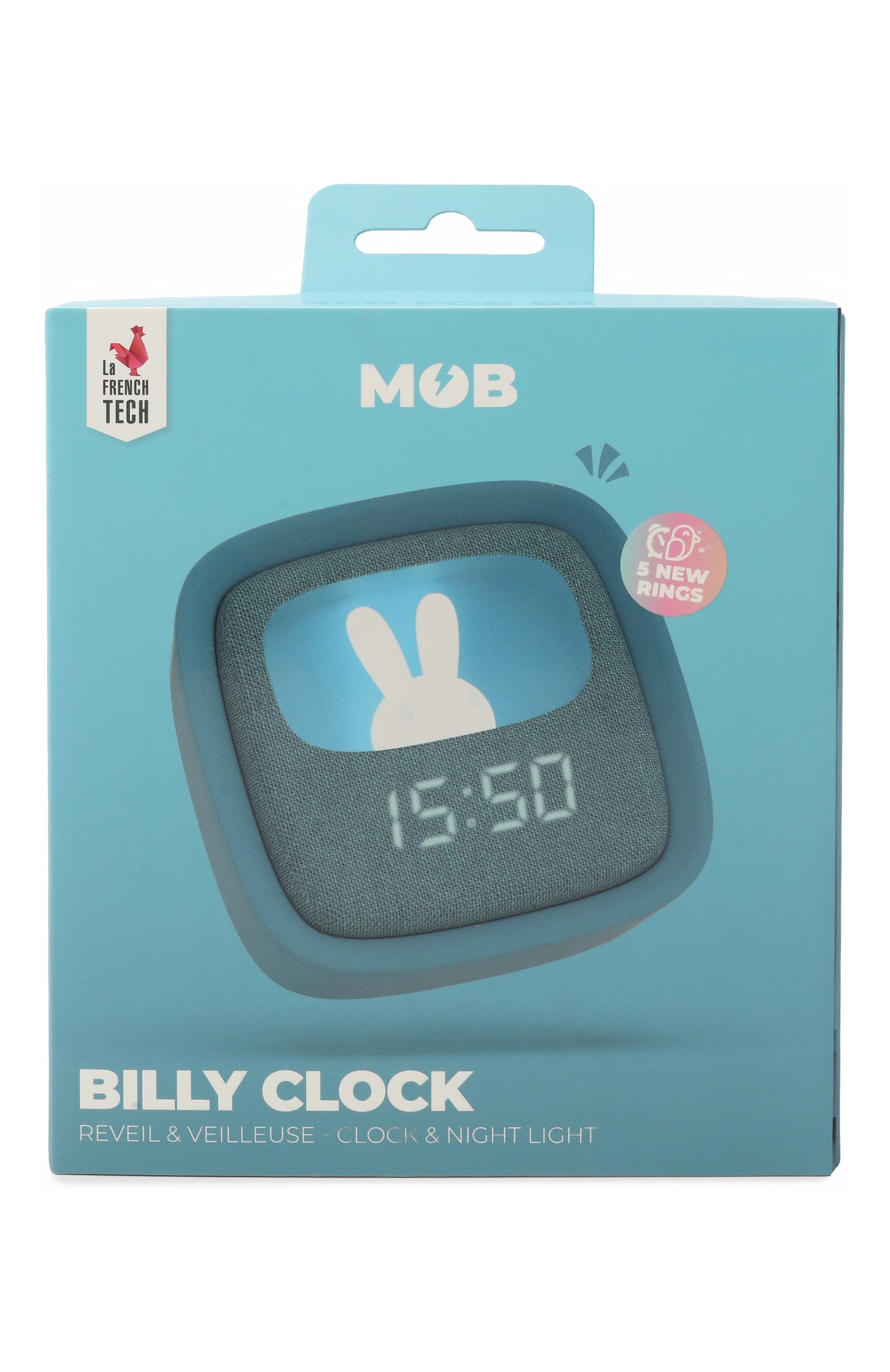 Светильник-часы billy clock and light PLAYFOREVER, арт. BILLY-DKBL-03, фото 1