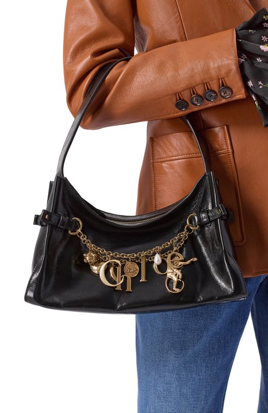 Сумка Chloe Charms small Chloé CH25AS872P60 Чёрный  CH25AS872P60 Фото 2