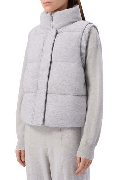 Утепленный жилет из шерсти и кашемира BOSS, арт. 50547894, фото 3