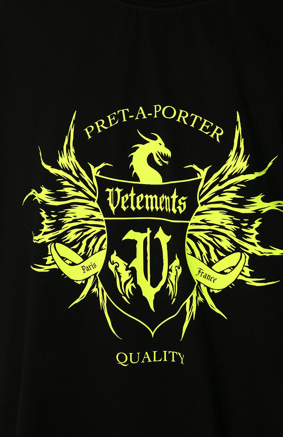Хлопковая футболка VETEMENTS, арт. UA52TR480X 1610/W, фото 5