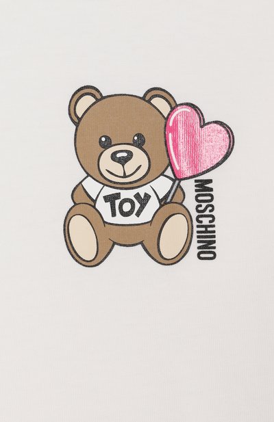 Хлопковая футболка MOSCHINO, арт. HHM060/LAA02/4-8, фото 3