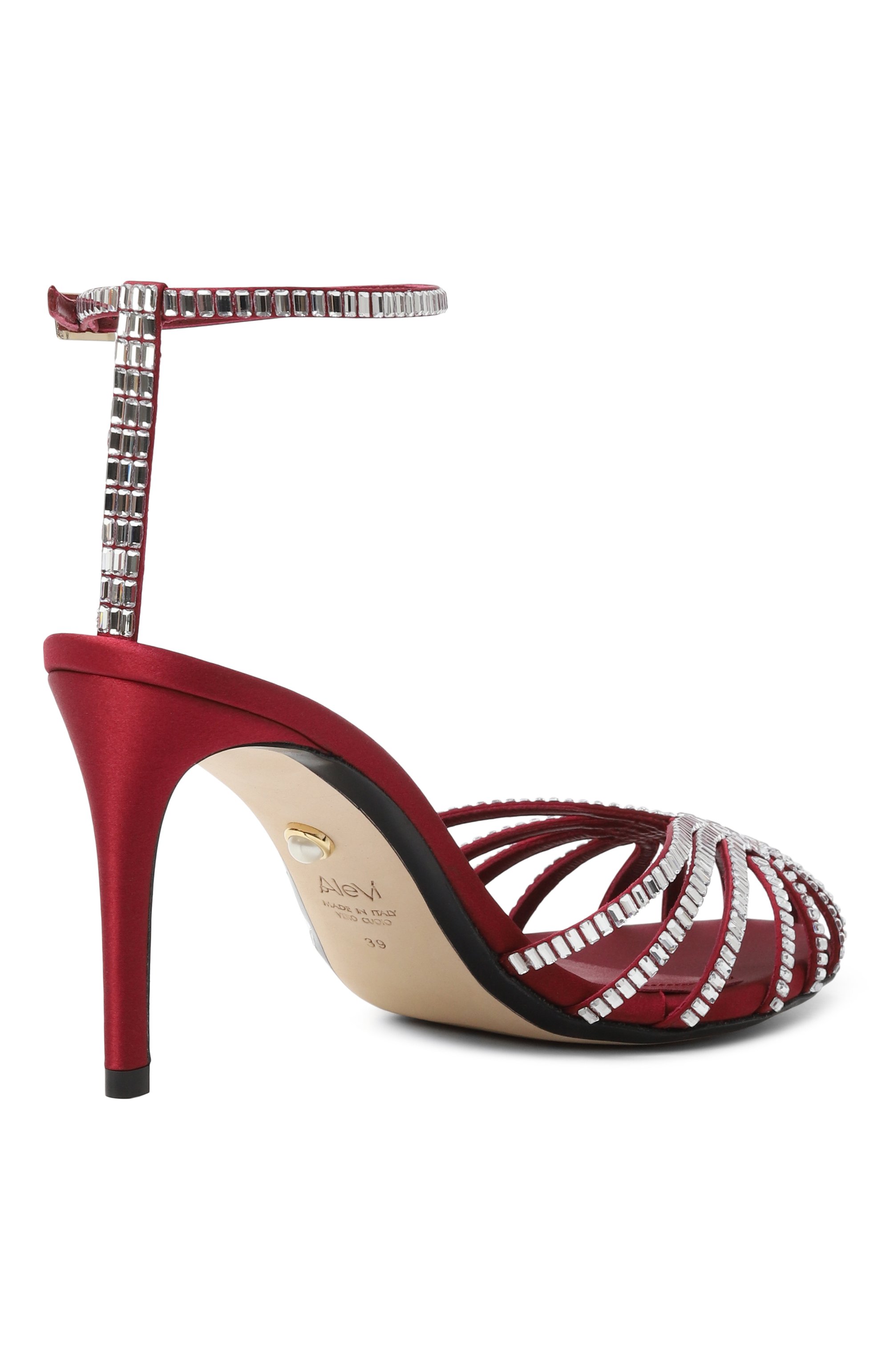 Атласные босоножки penelope 80 ALEVI MILANO, арт. L23SC019.0.0222353/KIM SATIN, фото 5