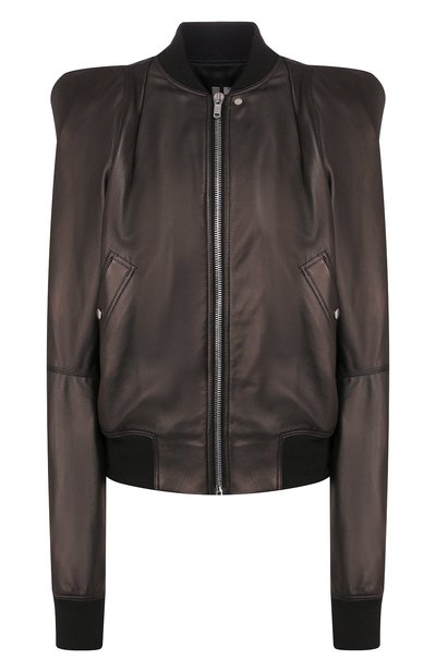 Женский кожаный бомбер RICK OWENS, арт. RP20S1728/LLP