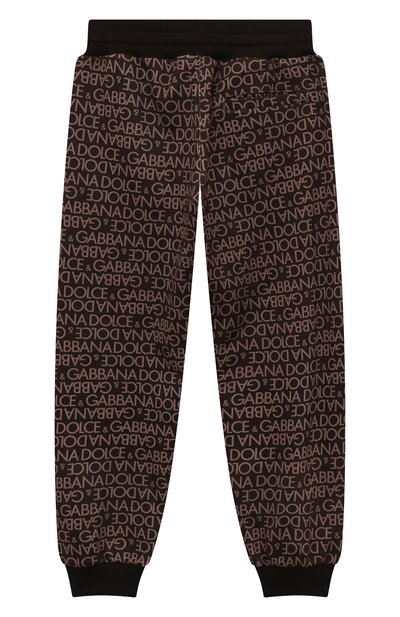 Хлопковые джоггеры DOLCE & GABBANA, арт. L4JPFE/HS7MN/8-14, фото 2