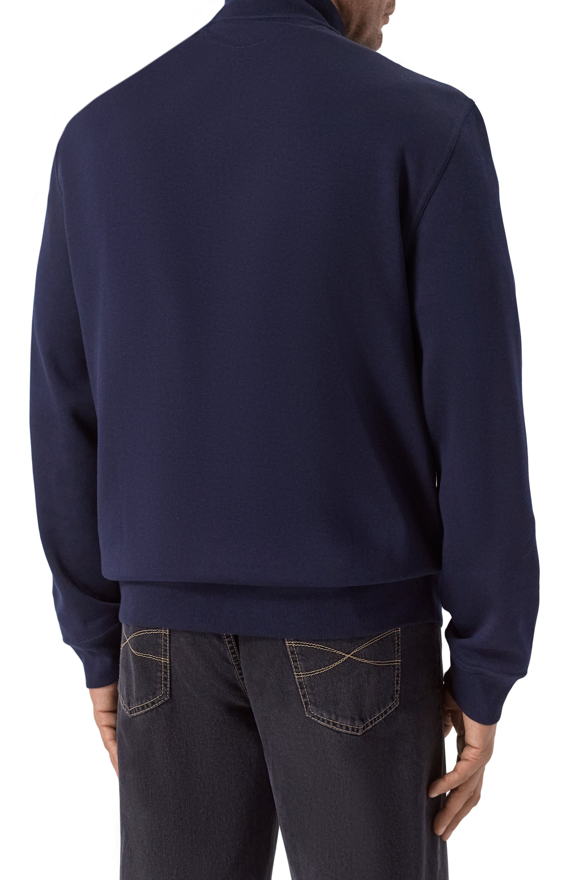 Толстовка из хлопка и кашемира BRUNELLO CUCINELLI, арт. MM8319089G, фото 4