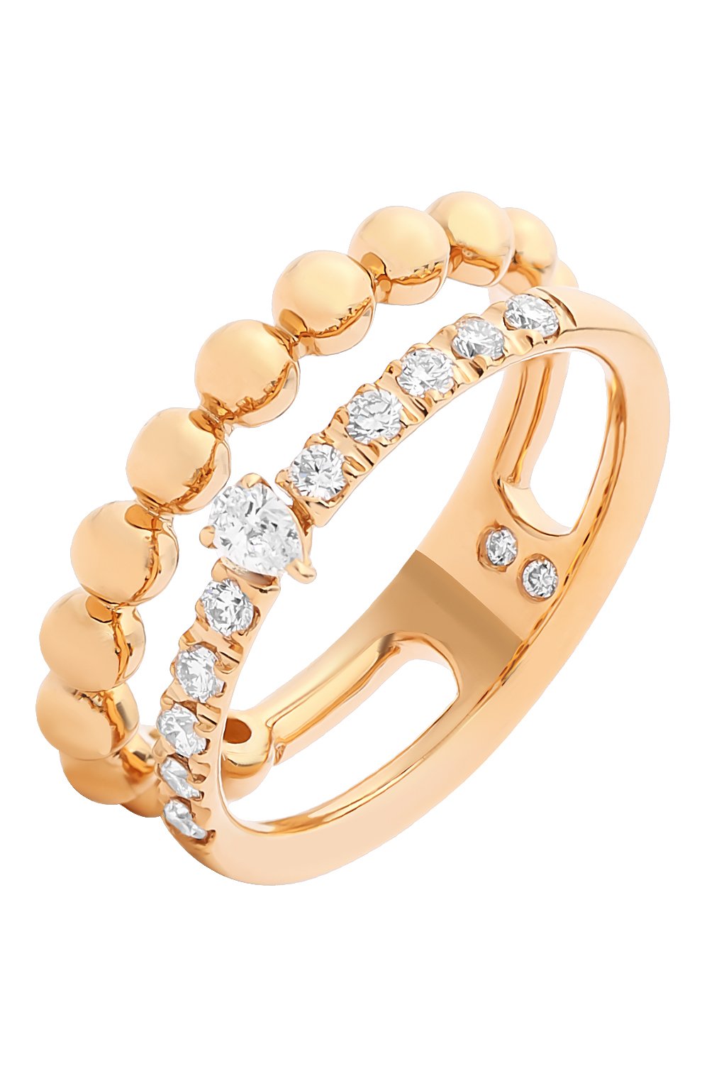 Кольцо CASATO бесцветного цвета по цене 383500 руб., арт. MX1445BT-P, фото 1 Кольцо CASATO, арт. MX1445BT-P, фото 1