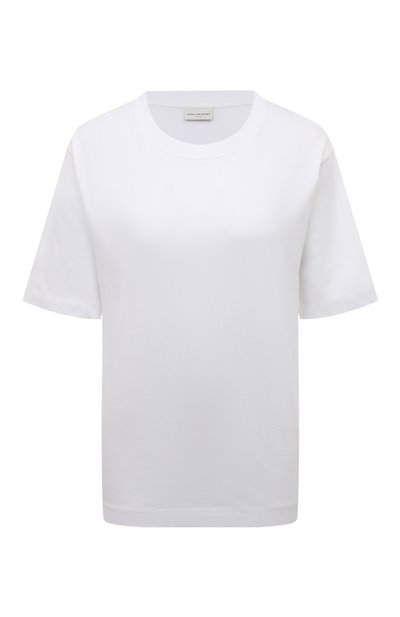 Женская хлопковая футболка DRIES VAN NOTEN, арт. 232-011167-7600