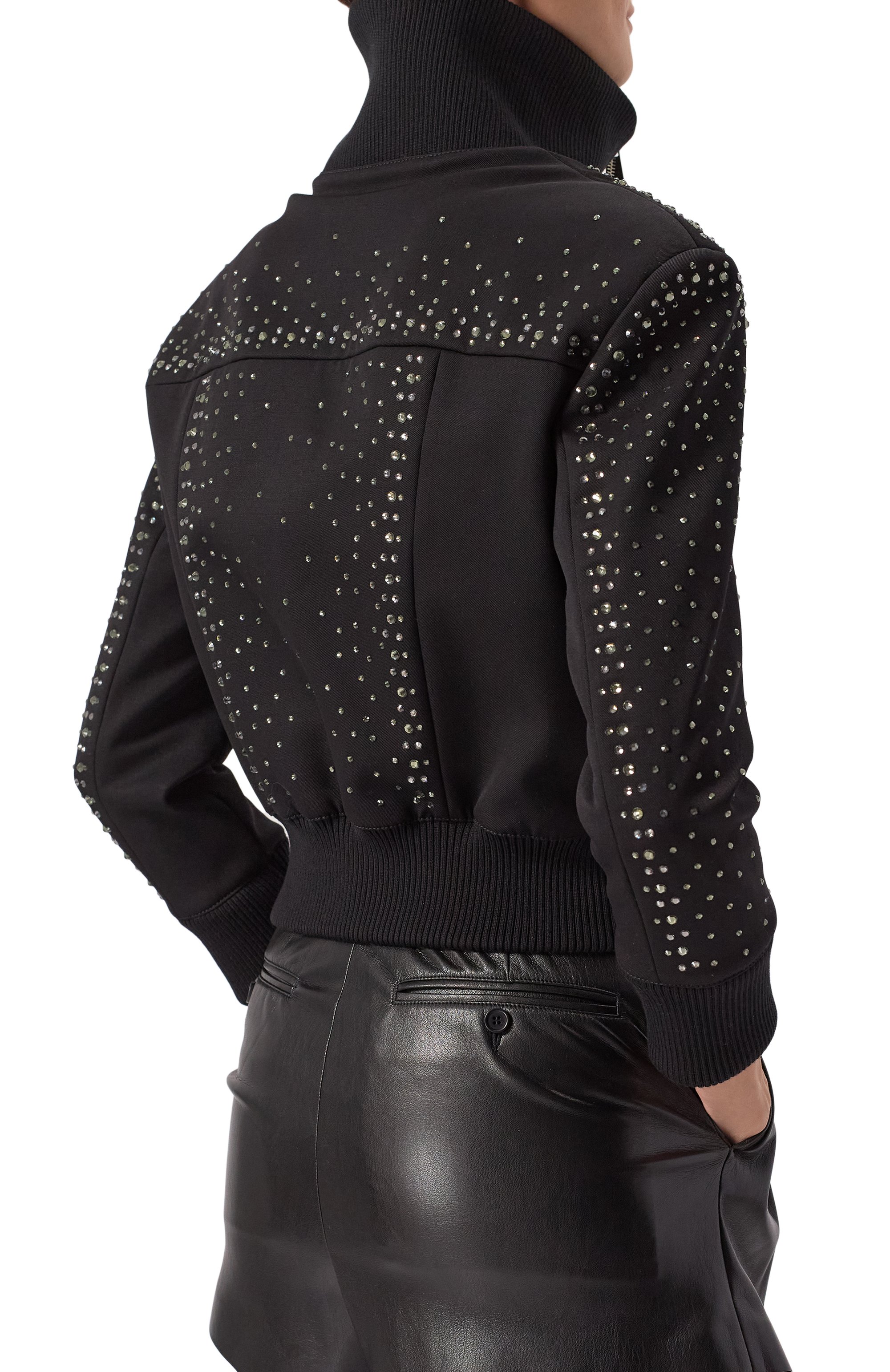 Шерстяной бомбер THE ATTICO, арт. 250WCB00071/WWW046TS, фото 4