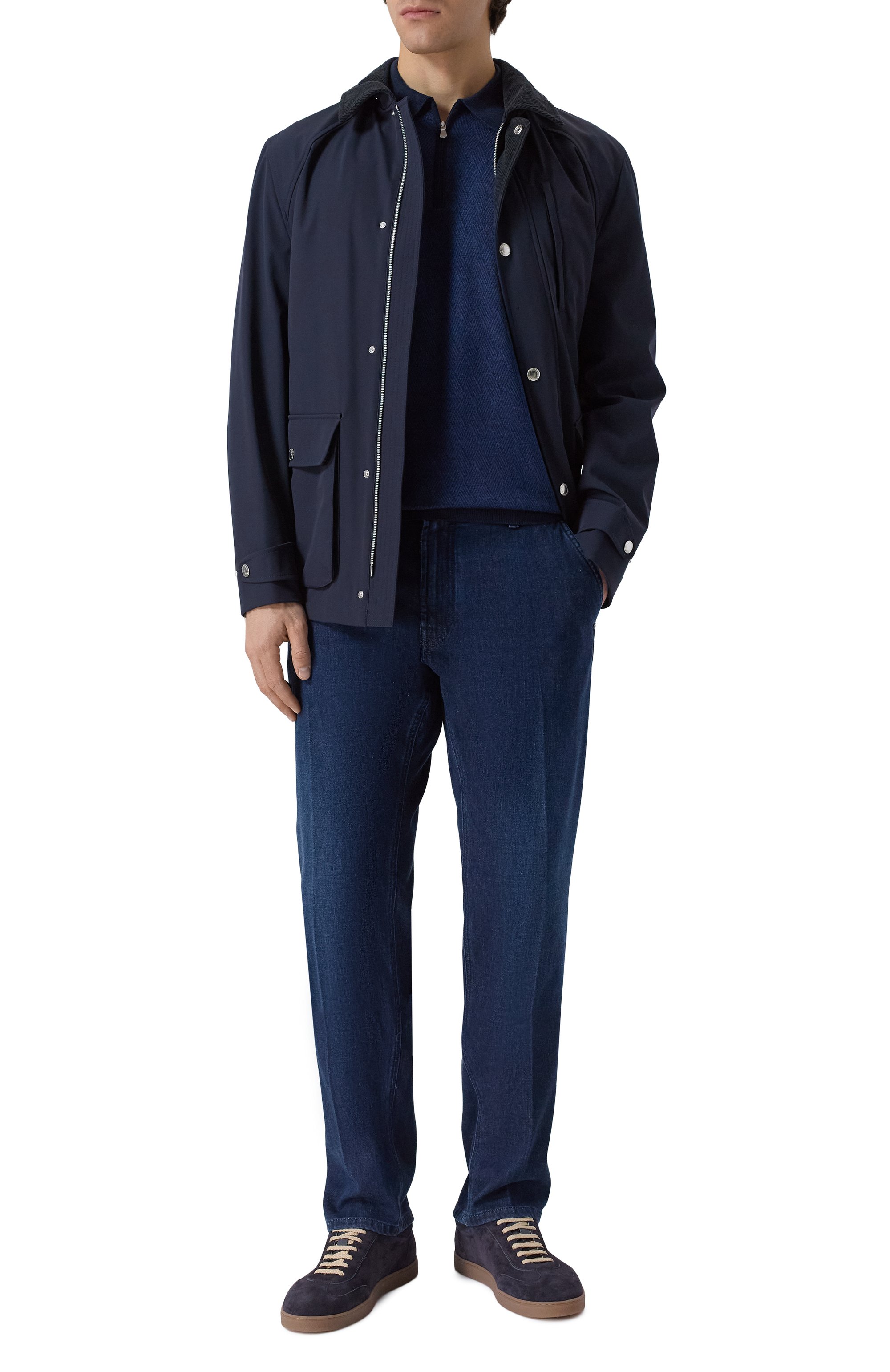 Поло из шерсти и шелка GRAN SASSO, арт. 57137/13126, фото 2