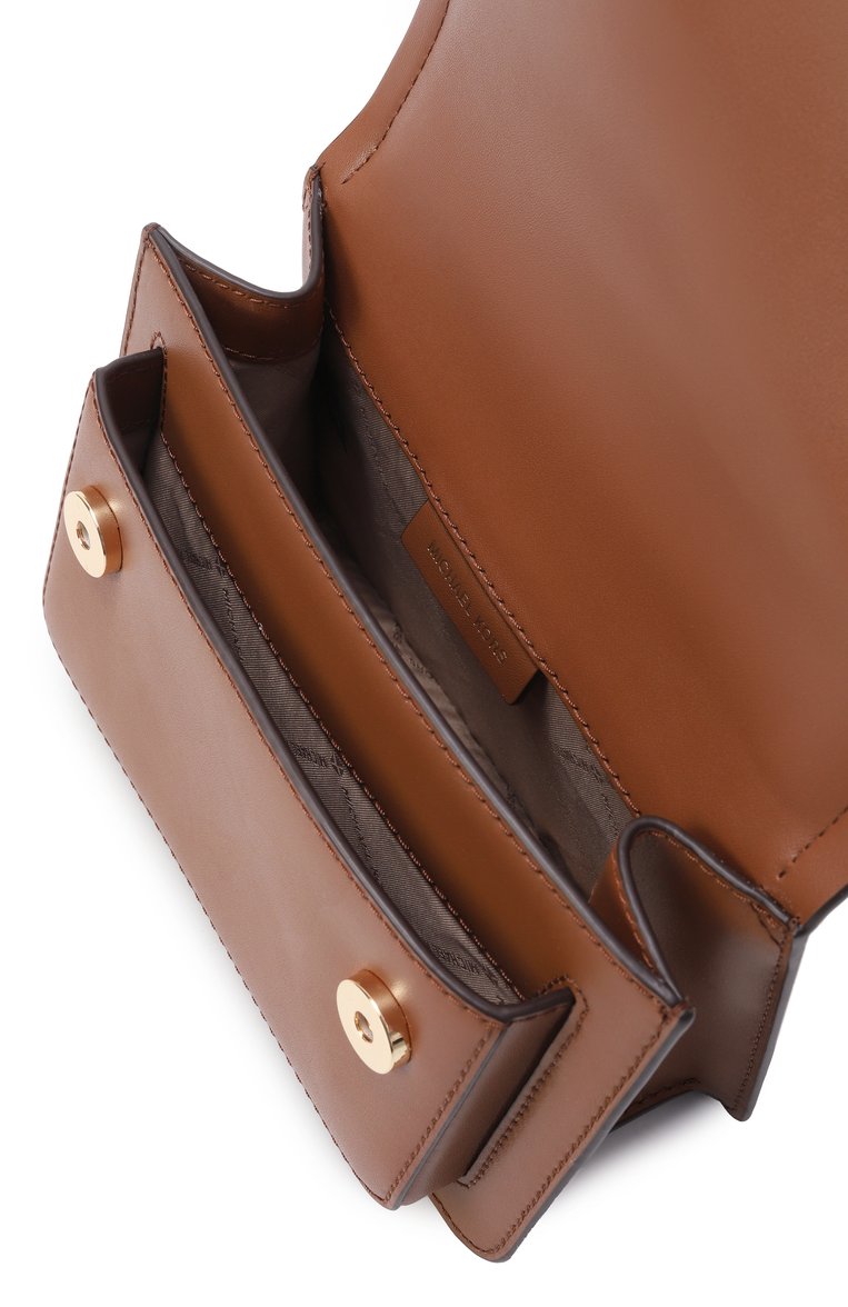 Женская сумка heather MICHAEL MICHAEL KORS коричневого цвета, арт. 32S2G7HC0L | Фото 5 (Ремень/цепочка: На ремешке; Размер: mini; Материал: Натуральная кожа)