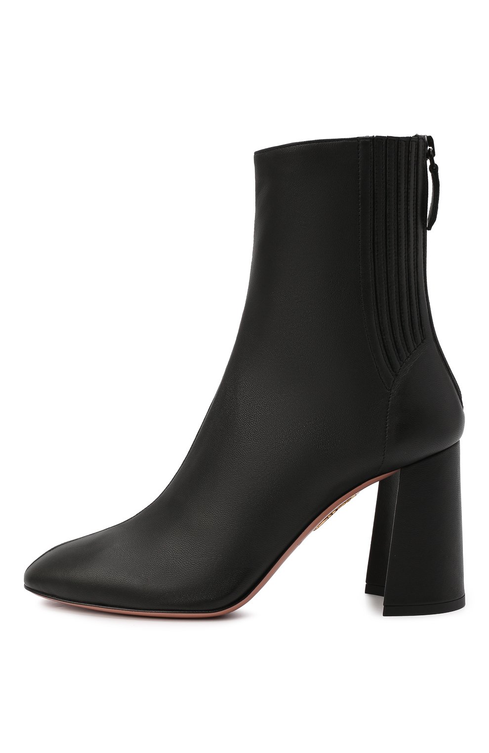 Кожаные ботильоны tres st honoré 85 AQUAZZURA, арт. TSHMIDB1-NAP-000, фото 4