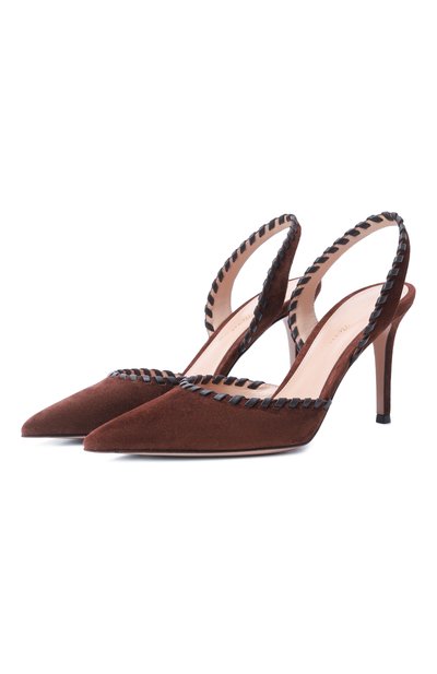 Женские замшевые туфли zaira 85 GIANVITO ROSSI, арт. G95636.85RIC.XCNBRMK