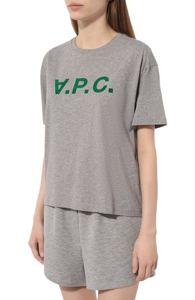 Хлопковая футболка A.P.C., арт. C0FDWF26325PLB, фото 3